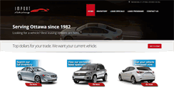 Desktop Screenshot of import-auto-leasing.com