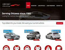 Tablet Screenshot of import-auto-leasing.com